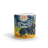 Doberman (cropped) STARRY NIGHT Mug-15oz