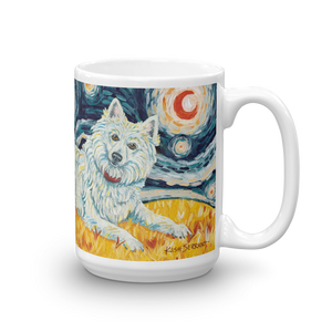 American Eskimo STARRY NIGHT Mug-15oz