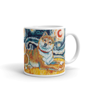 Shiba Inu (red) STARRY NIGHT Mug-15oz