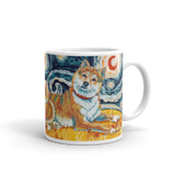 Shiba Inu (red) STARRY NIGHT Mug-15oz