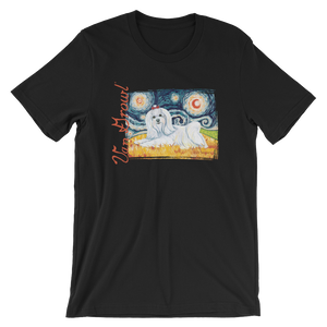 Maltese (longhaired) STARRY NIGHT T-Shirt