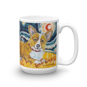 Corgi (Pembroke Welsh) STARRY NIGHT Mug-15oz