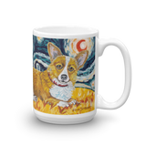 Corgi (Pembroke Welsh) STARRY NIGHT Mug-15oz