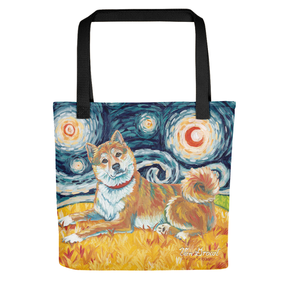 Shiba Inu (cream) STARRY NIGHT Tote