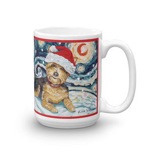 Yorkshire Terrier Snowy Nigh Mug - 15oz