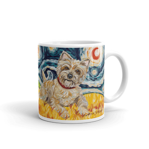 Cairn Terrier (light) STARRY NIGHT Mug-15oz