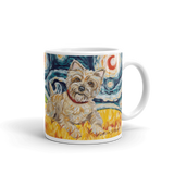 Cairn Terrier (light) STARRY NIGHT Mug-15oz