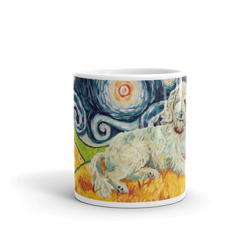 Doodle (cream) STARRY NIGHT Mug-15oz