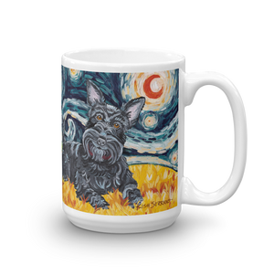 Scottish Terrier STARRY NIGHT Mug-15oz