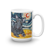 Scottish Terrier STARRY NIGHT Mug-15oz