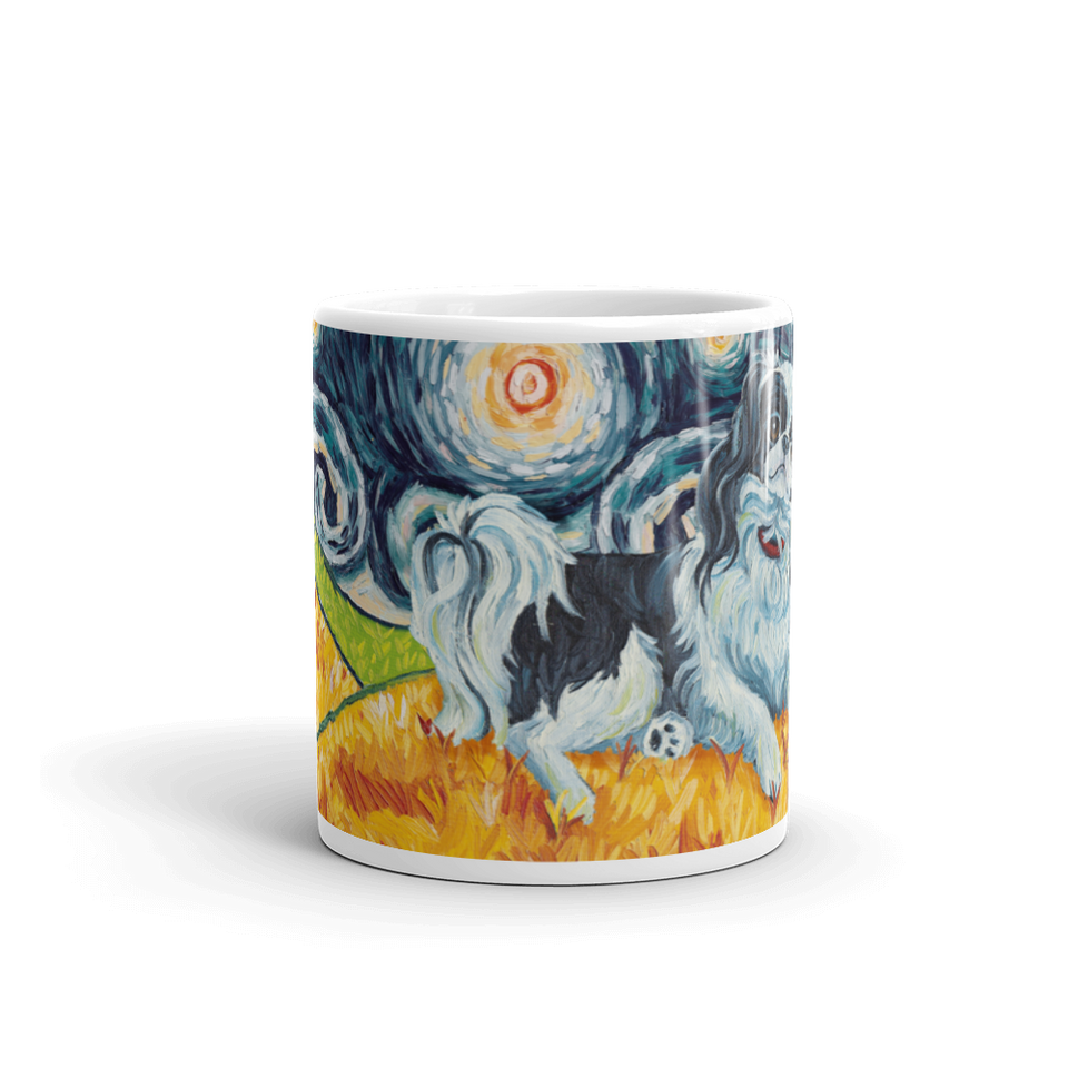 Japanese Chin STARRY NIGHT Mug-15oz