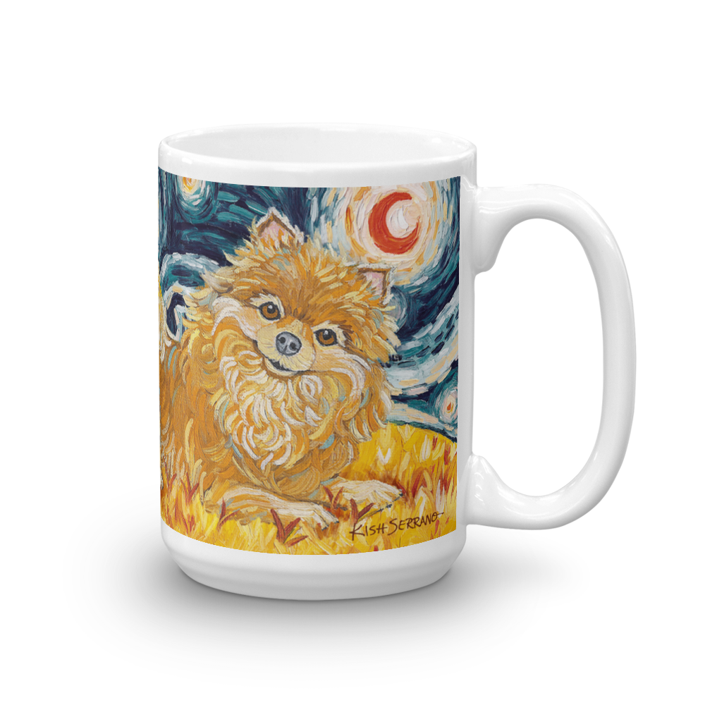 Pomeranian STARRY NIGHT Mug-15oz