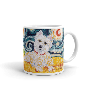 Westie STARRY NIGHT Mug-15oz