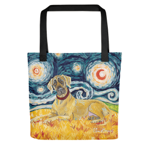 Great Dane (uncropped) STARRY NIGHT Tote