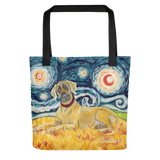 Great Dane (uncropped) STARRY NIGHT Tote