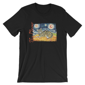 Tabby Cat (shorthaired) STARRY NIGHT T-Shirt