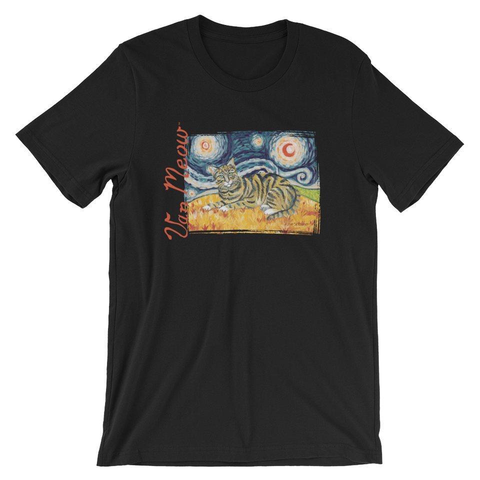 Tabby Cat (shorthaired) STARRY NIGHT T-Shirt