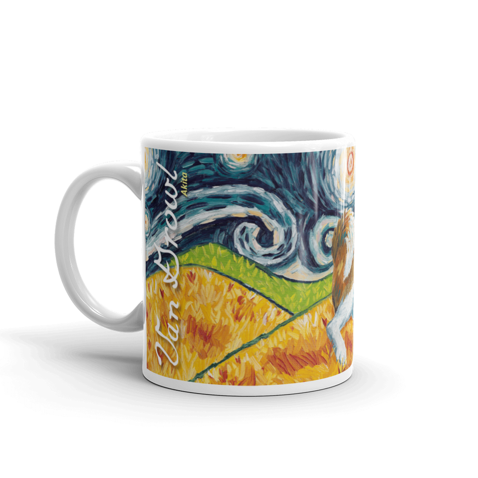 Akita STARRY NIGHT Mug-15oz