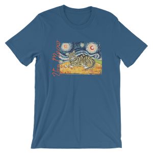 Tabby Cat (shorthaired) STARRY NIGHT T-Shirt