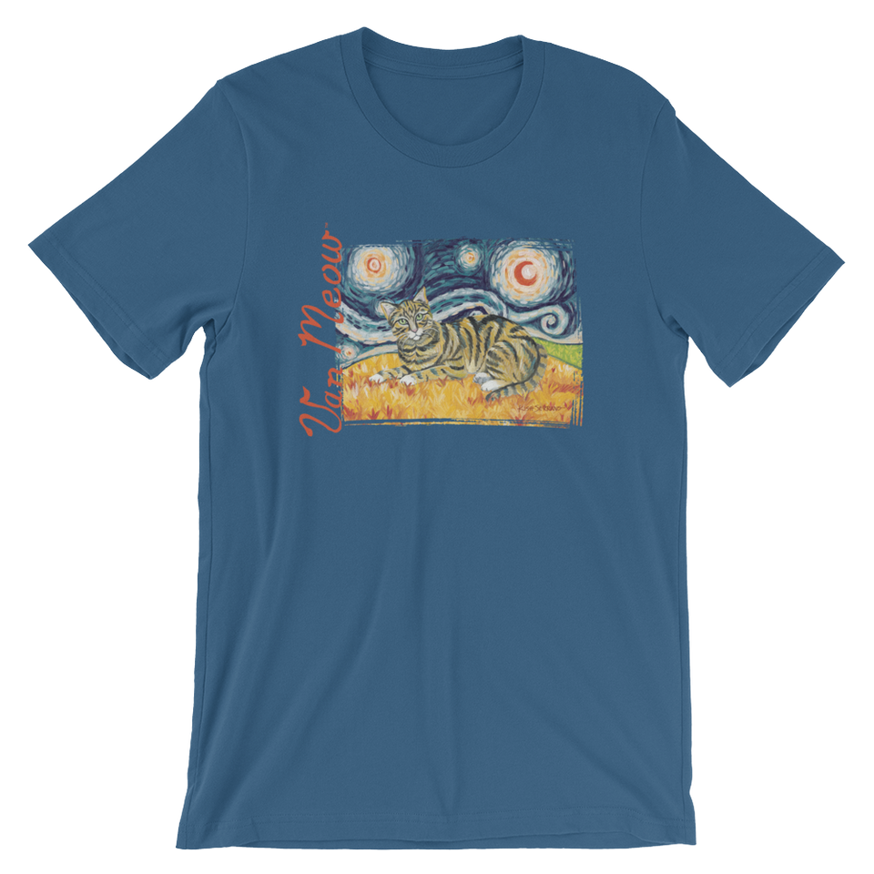 Tabby Cat (shorthaired) STARRY NIGHT T-Shirt