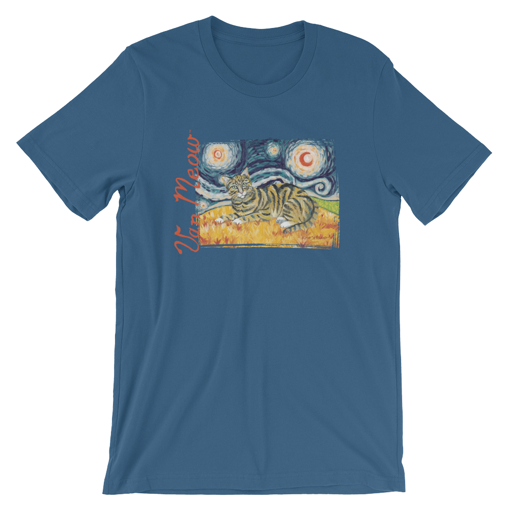 Tabby Cat (shorthaired) STARRY NIGHT T-Shirt