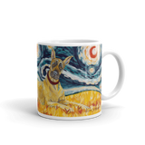 Great Dane (cropped) STARRY NIGHT Mug-15oz