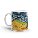 Poodle (Standard - black) STARRY NIGHT Mug-15oz