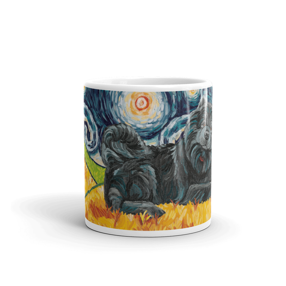 Chow (black) STARRY NIGHT Mug-15oz