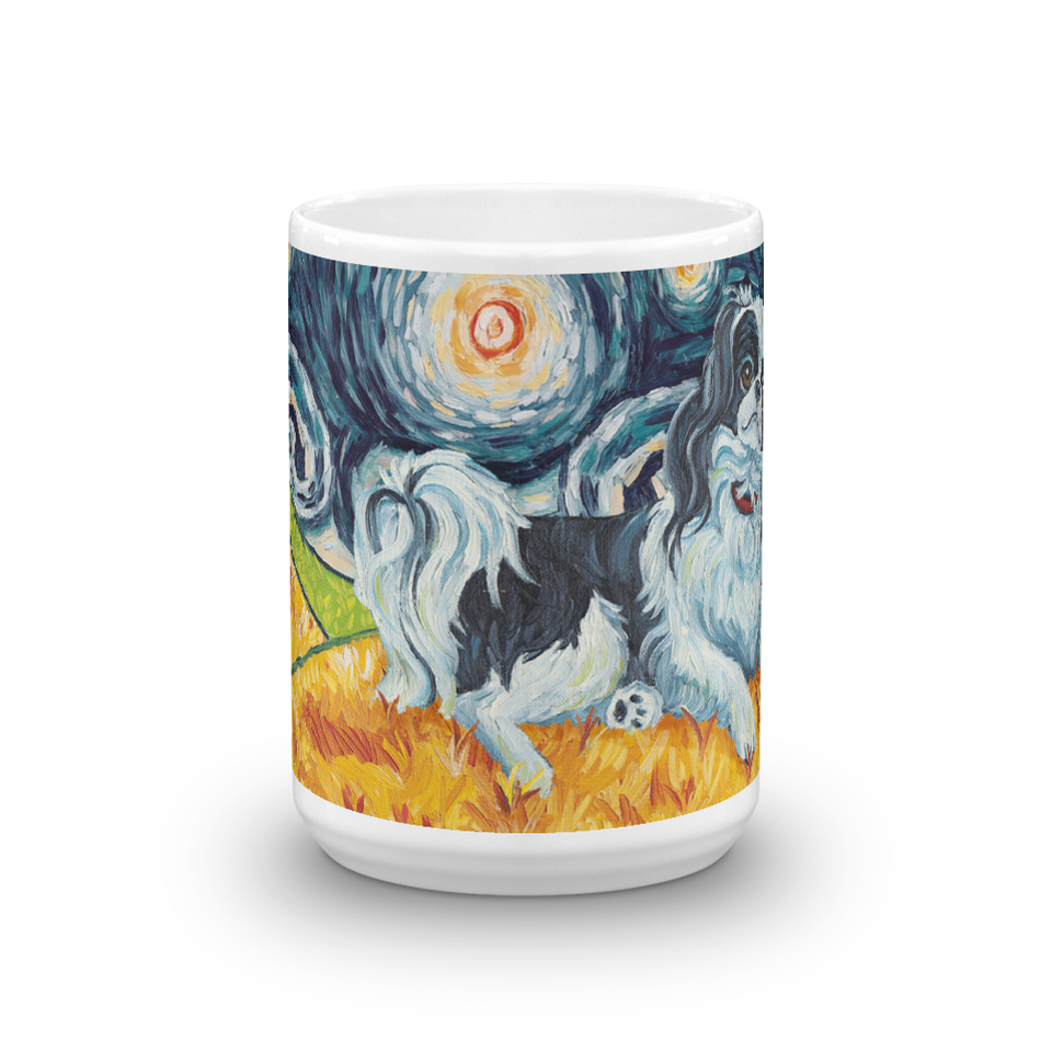 Japanese Chin STARRY NIGHT Mug-15oz