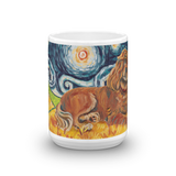 Cavalier King Charles (ruby) STARRY NIGHT Mug-15oz