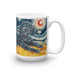 Doodle (black) STARRY NIGHT Mug-15oz