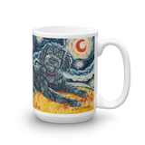 Doodle (black) STARRY NIGHT Mug-15oz