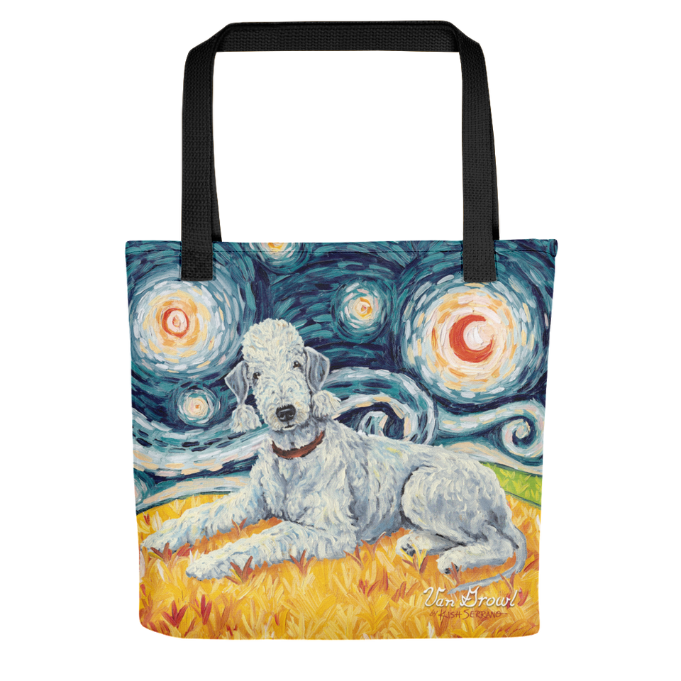 Bedlington Terrier STARRY NIGHT Tote