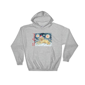 Doodle (Golden) Snowy Night Hoodie