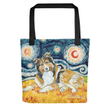 Shetland Sheepdog STARRY NIGHT Tote