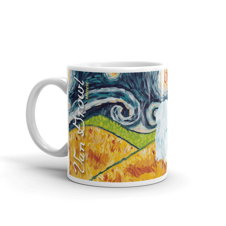 Maltese (puppy cut) STARRY NIGHT Mug-15oz