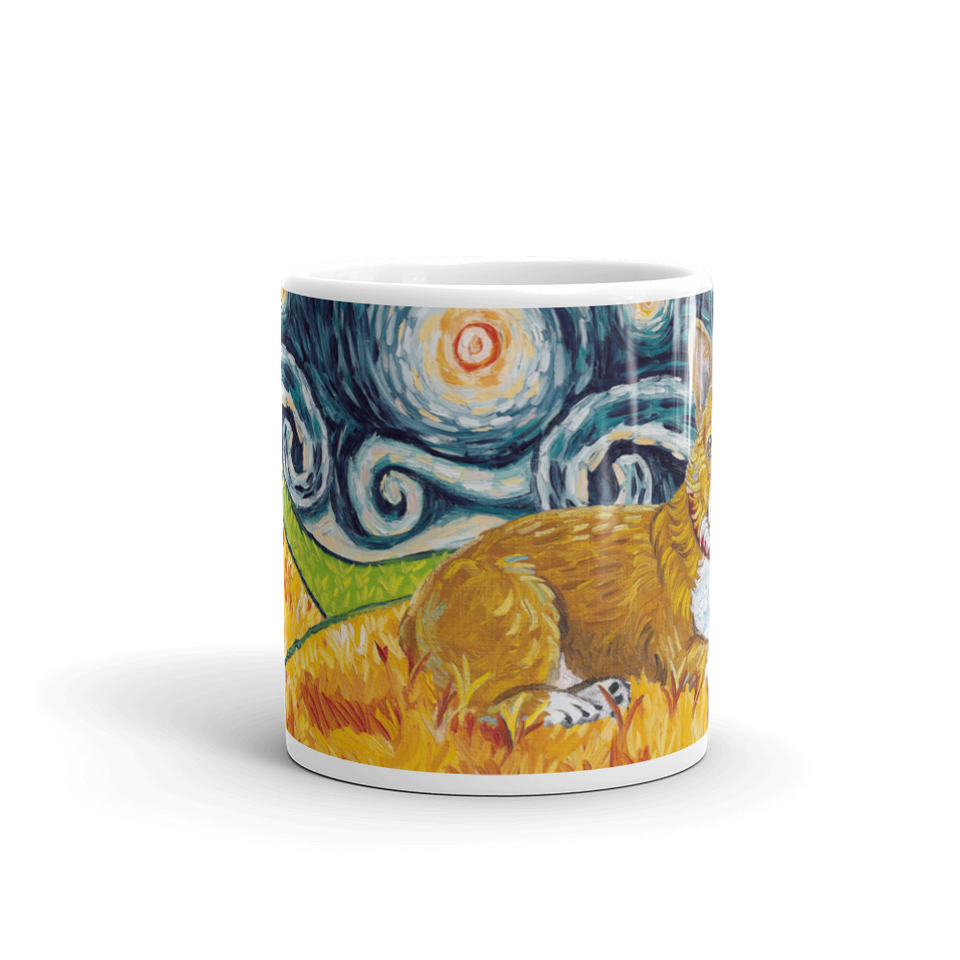 Corgi (Pembroke Welsh) STARRY NIGHT Mug-15oz