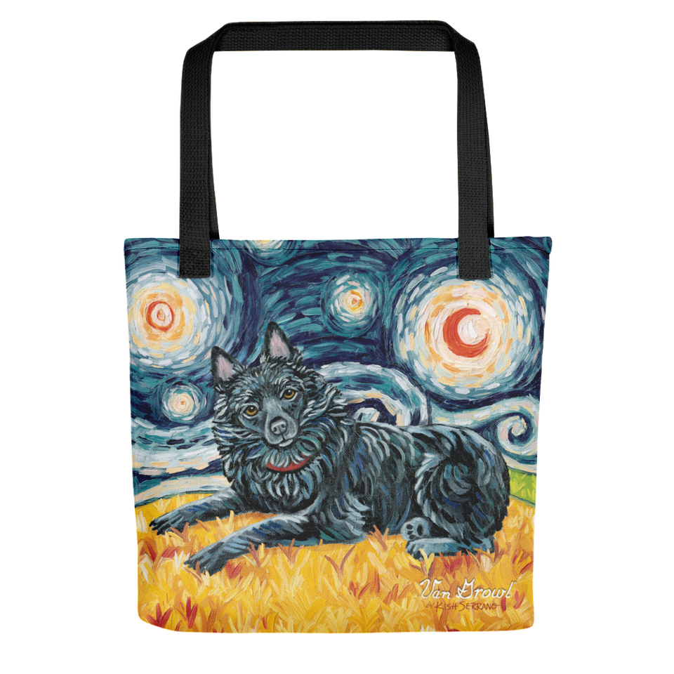 Schipperke (no tail) STARRY NIGHT Tote