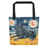 Schipperke (no tail) STARRY NIGHT Tote