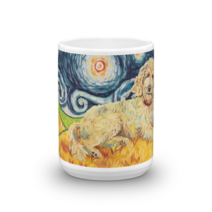 Doodle (golden) STARRY NIGHT Mug-15oz