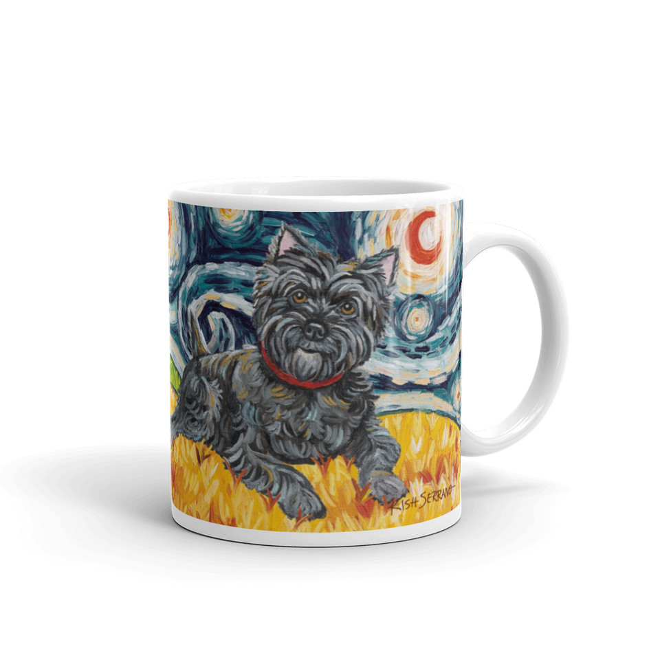 Cairn Terrier (dark)  STARRY NIGHT Mug-15oz