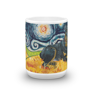 Rottweiler STARRY NIGHT Mug-15oz