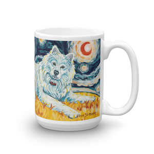 Samoyed STARRY NIGHT Mug-15oz