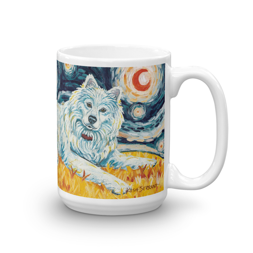 Samoyed STARRY NIGHT Mug-15oz