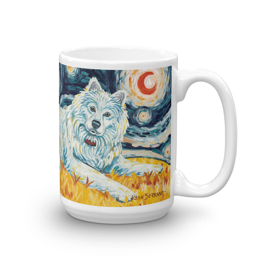 Samoyed STARRY NIGHT Mug-15oz