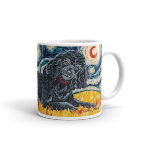 Poodle (black) STARRY NIGHT Mug-15oz