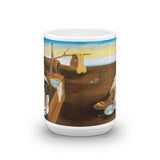 Basset Hound Art Coffee Mug inspired by Dali
