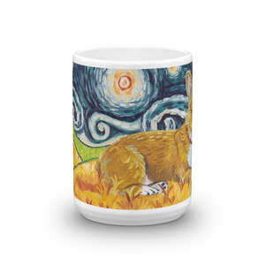 Corgi (Pembroke Welsh) STARRY NIGHT Mug-15oz