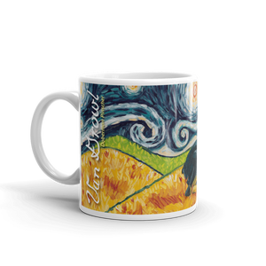 Doberman (uncropped) STARRY NIGHT Mug-15oz