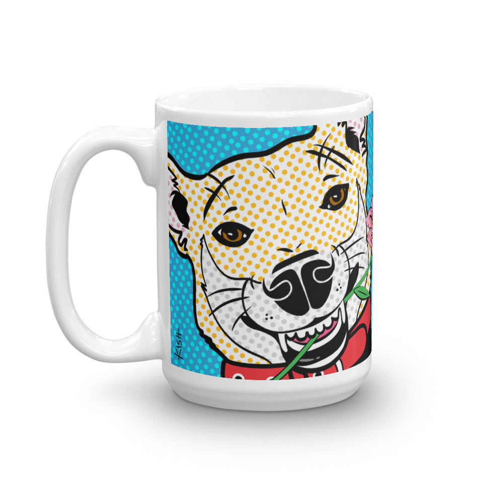 "I WOOF YOU MOM!" MUG